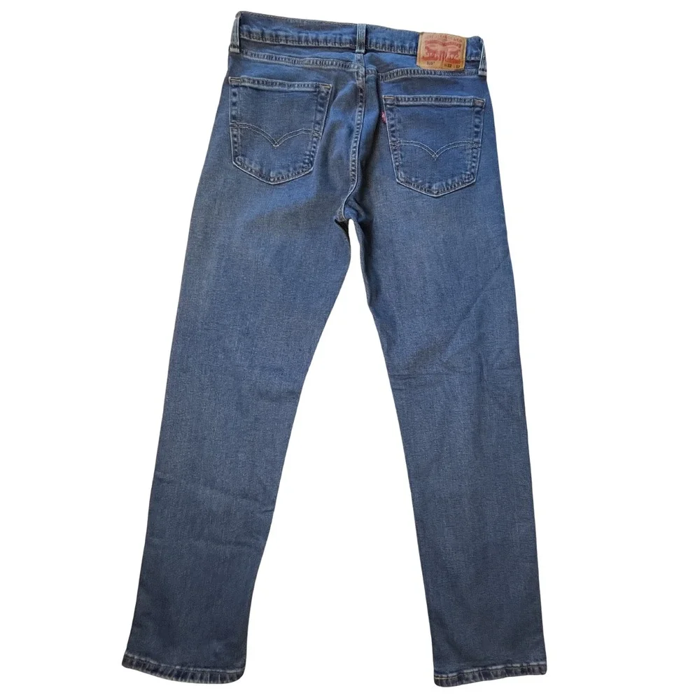 Levi's Men's 505 Straight Leg Jeans W32 L32 Medium Wash Western Utility Midrise